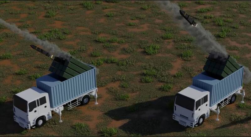 【影】一台車裝16枚 台美合作「低成本巡弋飛彈」可群攻轟爆敵軍