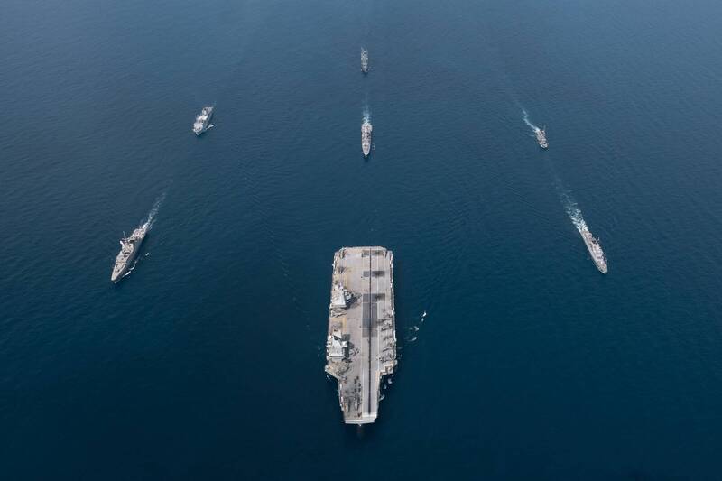 中國擴張敲響鄰國警鐘 國安局揭美國同盟4個月連辦15場軍演