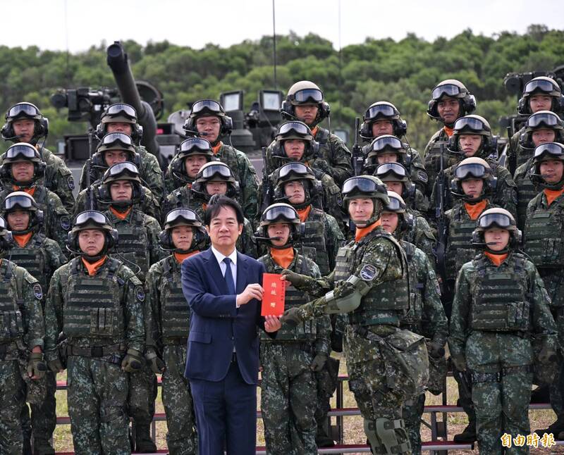 M1A2T成軍 賴清德：堅決反併吞侵略、反對一國兩制