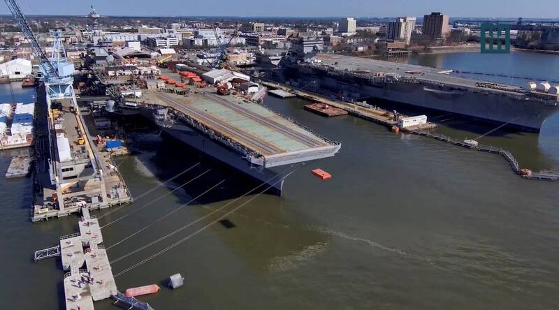 美軍新一代超級航艦「甘迺迪號」首度海試 力拼明年3月交艦