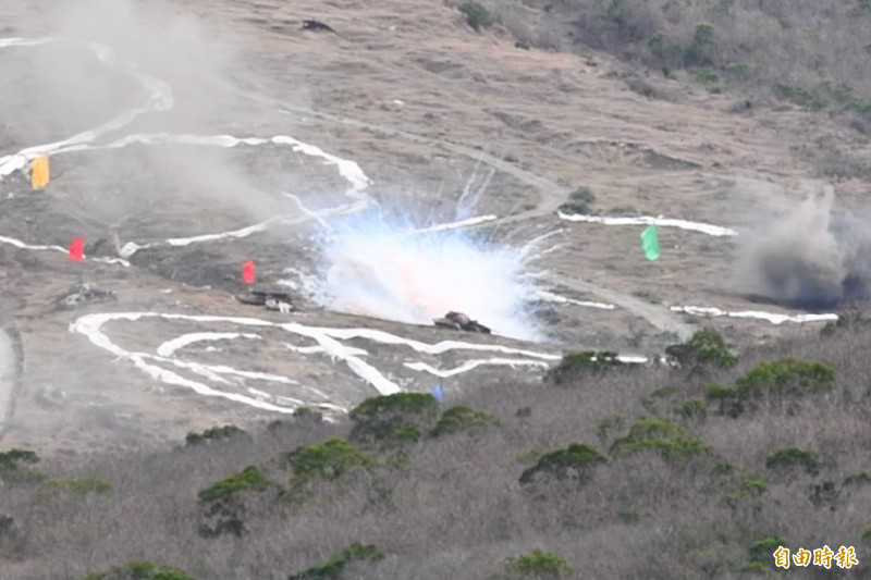 聯勇操演震撼！陸軍234旅展現強大火力