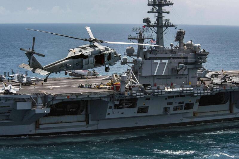美軍三航艦即將集結！布希號航艦通過好望角北上 數日內抵達中東