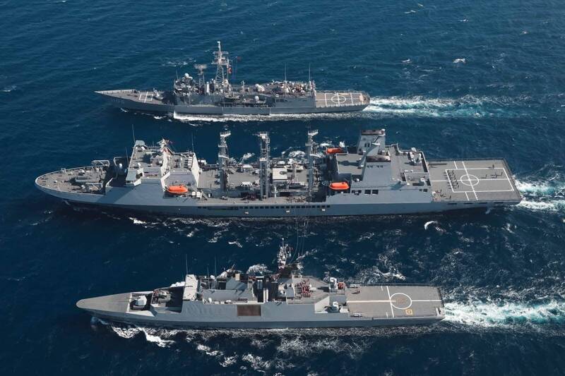 敦睦艦隊走訪貝里斯等5友邦後再啟程 近期將重返太平洋