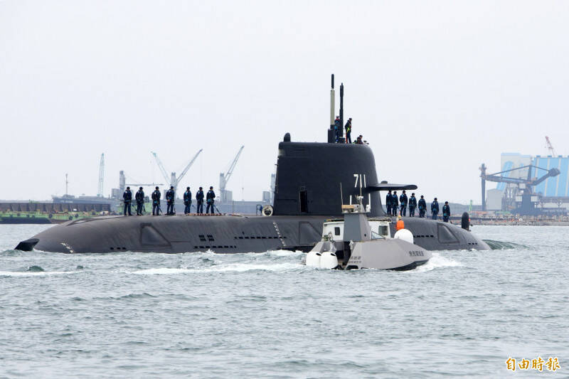 海鯤潛艦交艦在即  台船陳政宏：美方估台灣需12艘以上潛艦
