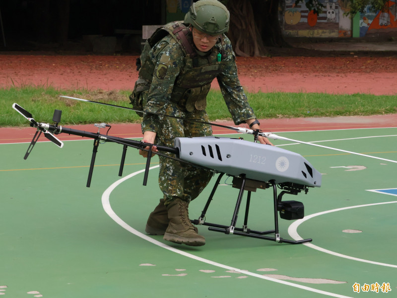 漢光42》無人機出動  彰化教召員實戰見證  一機保整營兵力平安