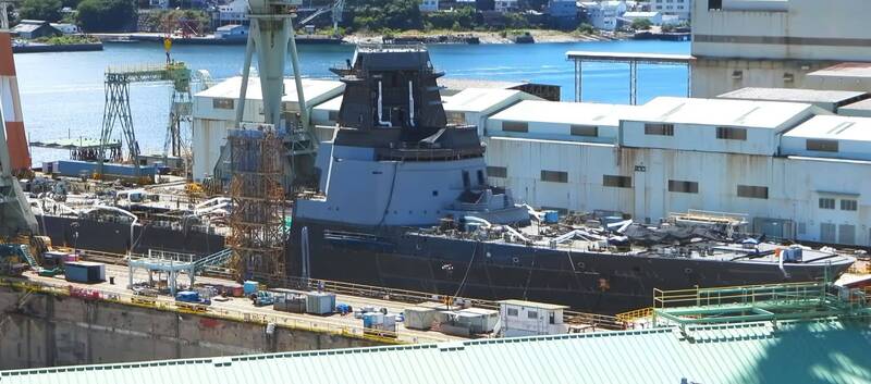 日本神盾系統搭載艦「半成品」曝光！尺寸直逼巡洋艦 主桅杆超巨大
