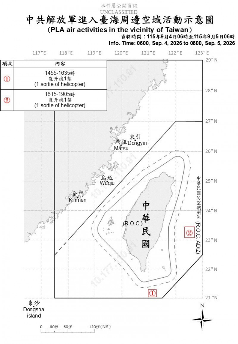 中共2機11艦擾台 國軍適切應處