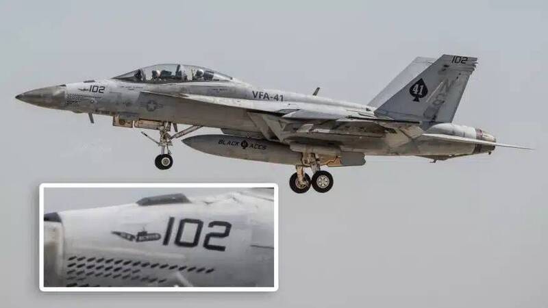 戰機竟有「潛艦擊殺標記」！ 美軍F/A-18F機鼻驚見「潛艦剋星」字樣