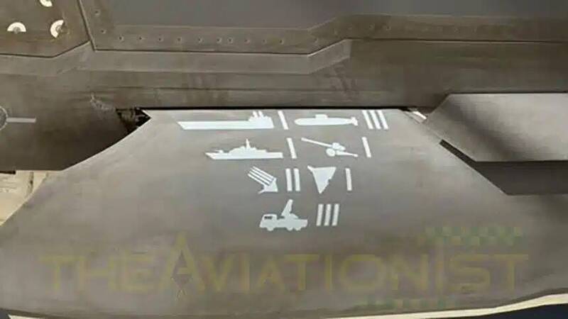 F-35C機身驚見3個潛艦剪影！ 伊朗戰場還藏哪些神秘標記