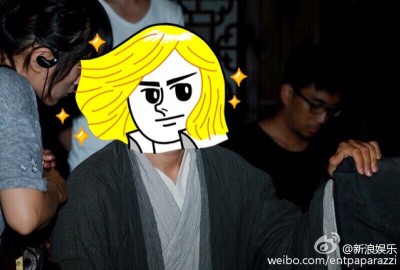 黃曉明剃髮出家 扮和尚也太帥惹！