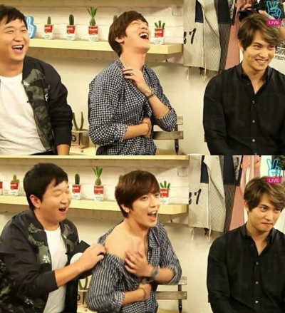 大飽眼福！鄭容和露肩秀胸肌