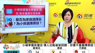 小禎不放手李進良「我沒離婚」 于美人跳出勸和