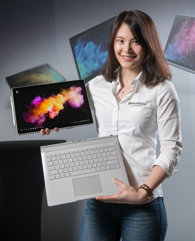 微軟最強二合一筆電Surface Book 2登台  明起開賣