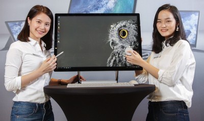 對抗iMac! 微軟首款全觸控AIO電腦Surface Studio本周登台開賣