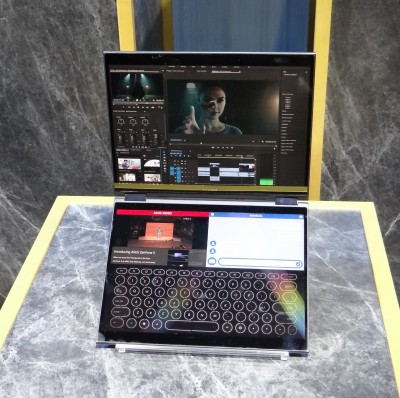 再等等！全球首款AI雙螢幕筆電長這樣 明年才會上市