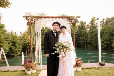 幸福的眼淚！楊大正婚禮讚老婆「美婆陛下」永遠的菜