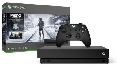Xbox One X 1TB《戰慄深隧：流亡》Metro Saga 同捆組開放預購