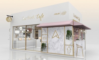 轉行賣咖啡？華碩ZenBook Cafe快閃店來了 絕美珍珠白