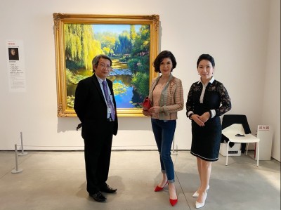 初代國民女神白嘉莉疫情解禁 現身南美館台灣美術院大展 初代國民女神白嘉莉疫情解禁 現身南美館台灣美術院大展