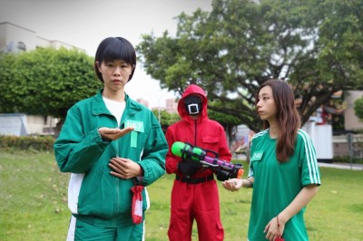 吃炸雞、喝燒酒、戳椪糖 飯店萬聖節玩魷魚遊戲