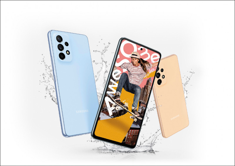 中階5G手機大戰 三星A53迎戰蘋果新SE─A系列4月陸續開賣 A33成歷代最便宜防水手機