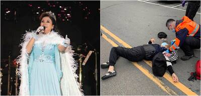 資深女星被撞飛「後腦著地」 最新病況曝光