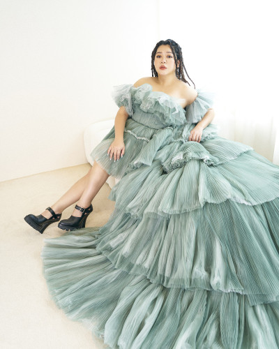 台版渡邊直美要嫁了？披婚紗直喊累