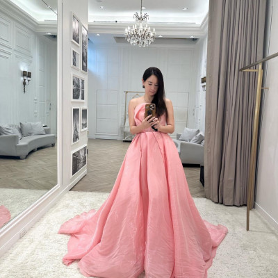 斷開台塑長孫！李晶晶絕美婚紗曝光 遭疑二婚回應了