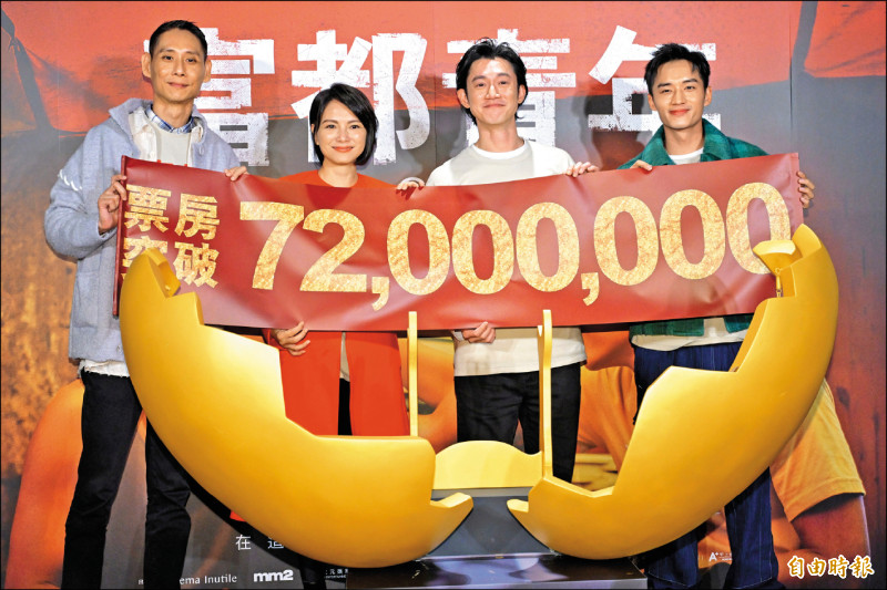 《富都青年》票房破7200萬敲金蛋  吳慷仁沒料到李心潔讚奇蹟