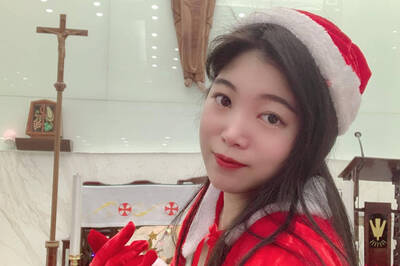 立委候選人陳愷寧火辣慶耶誕 蕾絲內搭耶誕裝「辣眼睛」