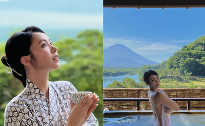 人妻女星陳渃晴「全裸泡湯」 洩側乳曲線網驚：真的好大