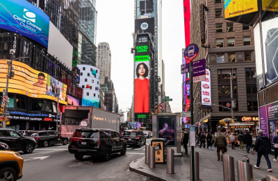 躍上紐約時代廣場 梁文音出任EQUAL大使