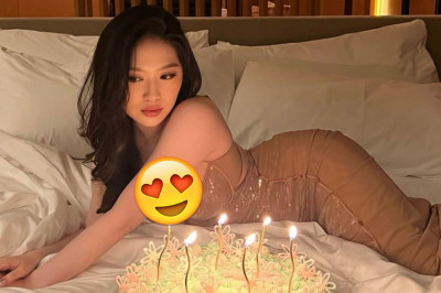 甄子丹愛女歡慶21歲「深Ｖ床照」曝 媽媽汪詩詩發文告白