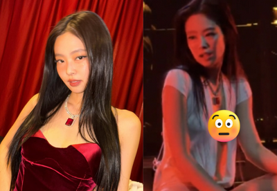 Jennie開深V零安全措施疑走光 三角熱褲太貼「駱駝蹄」原形畢露