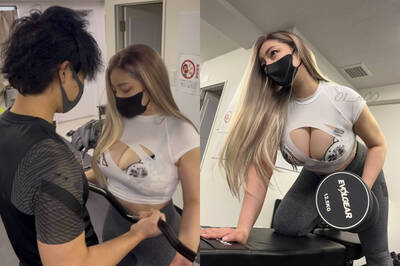 女教練「K奶貼臉」出事了！警登門調查 她淚崩宣告停業