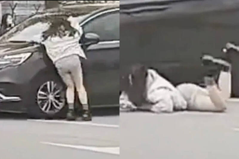 拿命追星?中國「時代少年團」女粉肉體衝撞保母車 倒地後仍不罷休