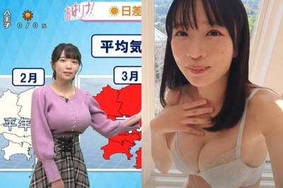 超大UU擋住氣象圖爆紅!日本女主播椿野優子私下辣照曝光