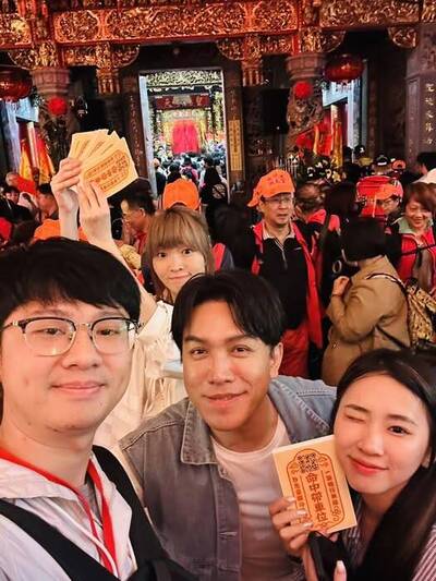 現蹤白沙屯   許志豪被路人當成蔡阿嘎