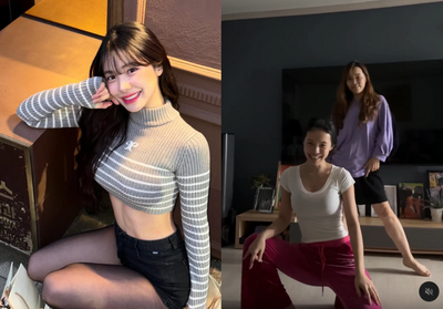 李多慧合體媽媽熱舞 網一看狂讚：難怪女兒這麼會跳