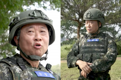 藝人閃兵被約談 邰智源《木曜》扛槍行軍全網朝聖