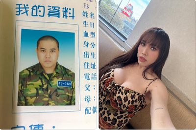我很娘但我有當一年兵！YTR黃小愛霸氣曬軍服舊照