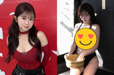 E級啦啦隊女神泡湯照流出 比基尼包不住「雪白車頭燈」全看光