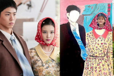 IU兌現《苦盡柑來》約定！9位濟州島奶奶畫作超暖