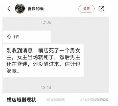 橫店傳短劇男女主「一猝死一昏迷」 網震撼警介入調查