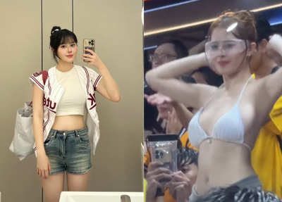 女球迷解放比基尼爆紅！側乳太猛獲封「台版權恩妃」IG被神出