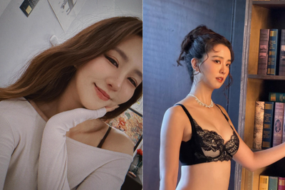 周曉涵忘帶泳衣穿「黑Bra+內褲」 濕身戲水辣翻萬人