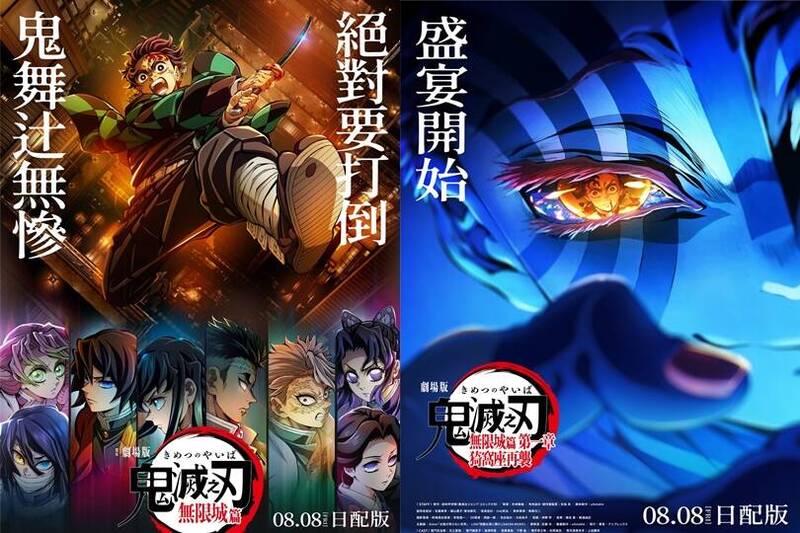 《鬼滅之刃無限城篇》上映8天票房破百億 創日本影史最速紀錄