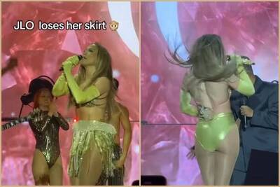 翹臀珍唱一半「裙子掉了」！   高衩女神「一反應」被讚爆