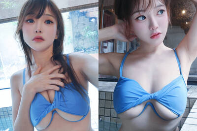 F級南半球女王遭酸「外擴下垂」 脫衣嗆：答應我專心看奶