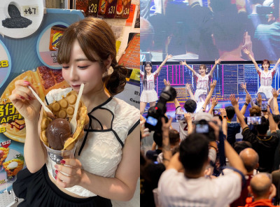 樂天女孩香港大跳應援曲吸粉朝聖！KAHO狂吃美食露甜笑